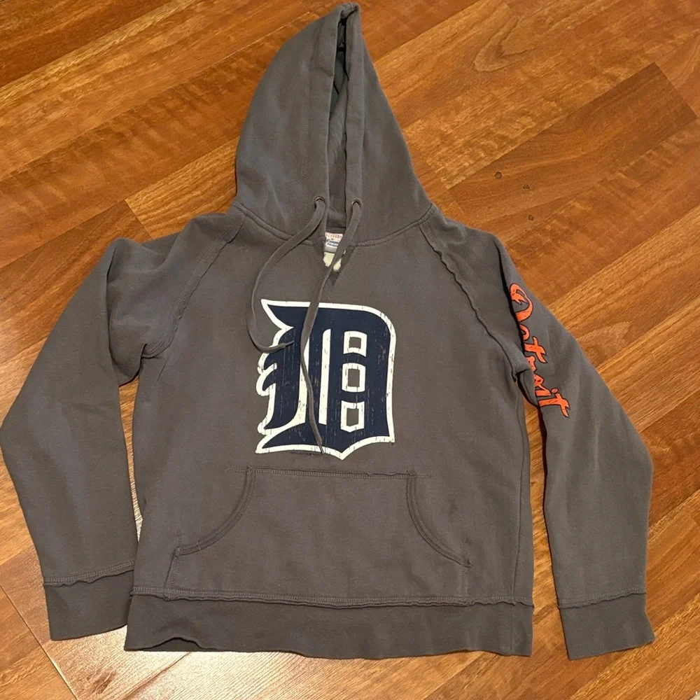 Detroit Tigers Hoodie Sweatshirt Boys Size 10-12